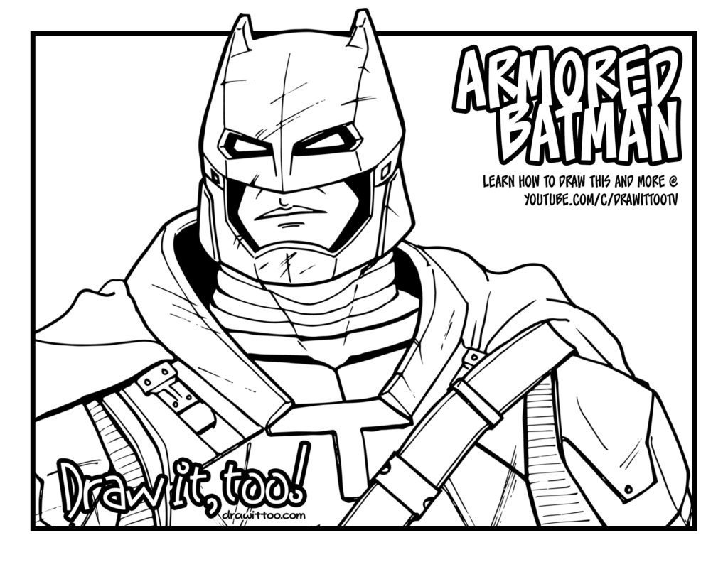 Armored Bat-Fleck! - Draw it, Too!