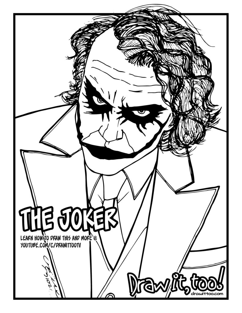 The Joker (The Dark Knight) - Draw it, Too!