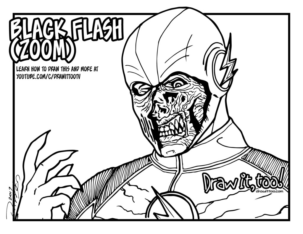 Black Flash / Zoom (The Flash) | Draw it, Too!