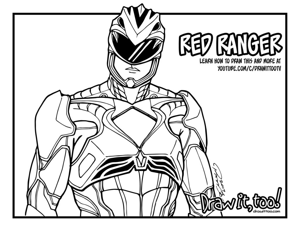 View Mighty Morphin Power Rangers Megazord Coloring Pages Gif