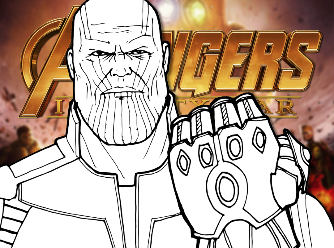 How To Draw THANOS (Avengers: Infinity War) Drawing Tutorial - Draw It ...