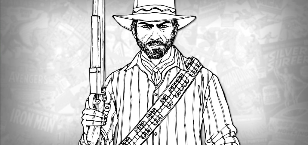 How To Draw ARTHUR MORGAN (Red Dead Redemption 2) Drawing Tutorial ...