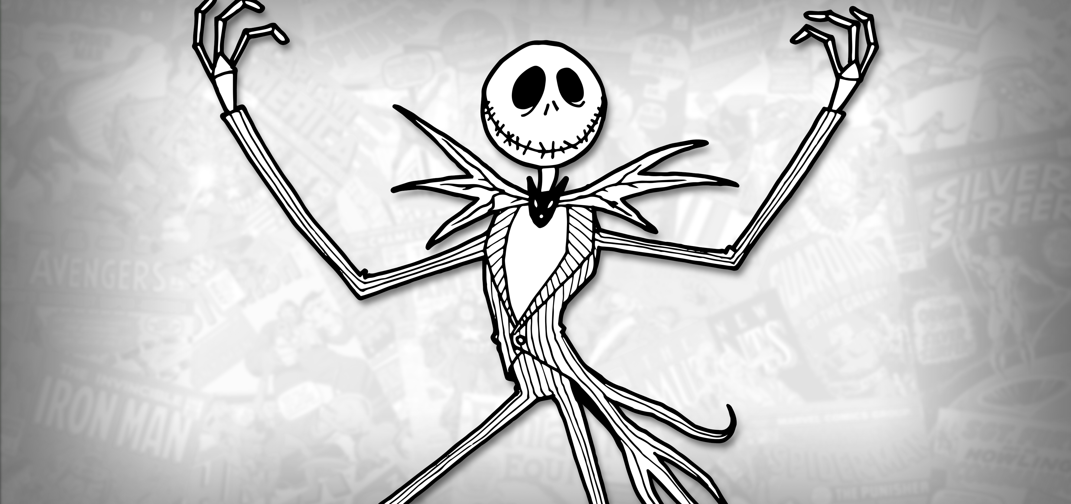 Jack Skellington Santa Drawings