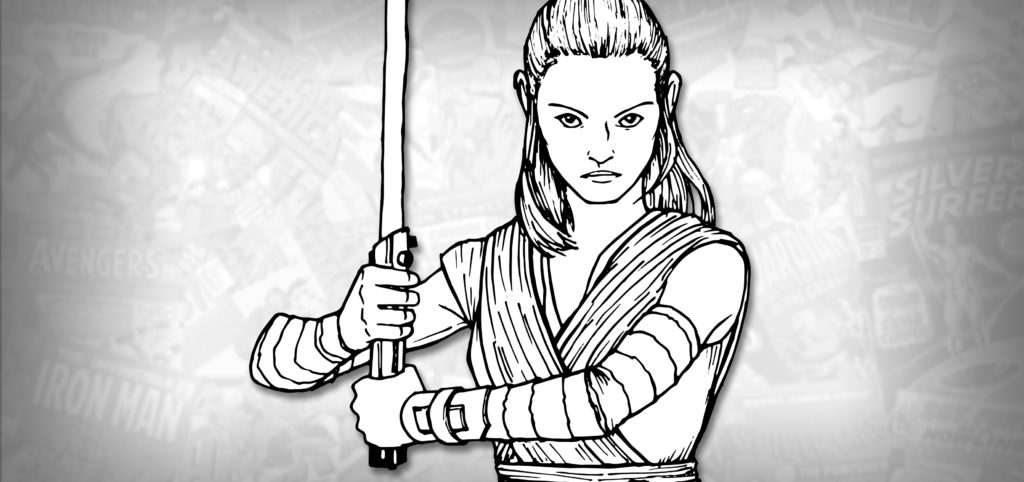 How to Draw REY (Star Wars) Drawing Tutorial | Draw it, Too!